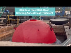 ASME BV PED ISOは半球の頭部3800mmの直径50mmの厚さを証明した