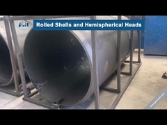 ロールされた貝と半球型頭