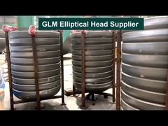 ASME 1000cm 2〜1 円筒型頭 ステンレス鋼 皿末 熱形