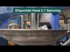 4500mm 直径 縫い目のない皿タンクヘッド パイプフィッティング キャップ合金鋼 円筒印章端