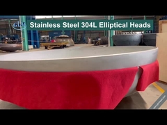 GB ASME ステンレス鋼 皿端 商用インターテック タンク頭 円筒形 300mm