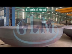 カスタマイズされたボイラー楕円形ディッシュヘッド 炭素鋼材 約10%の減圧比