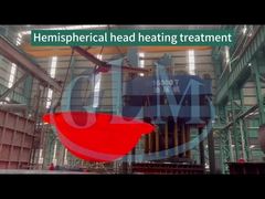 高圧および磨き圧用のパーソナライズされた半球型タンクヘッド