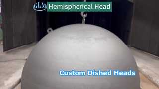 加熱および焼入れにより、高品質の半球エンドキャップが生成されます。