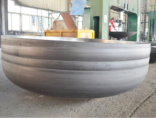 SA516 Gr70N 1100 X 80mm プレッシャーボトル用皿端 ドーム端キャップ 皿頭