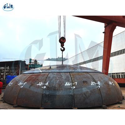 炭素鋼 2:1 円筒形 皿頭 皿端 直径 11000mm 厚さ 58mm
