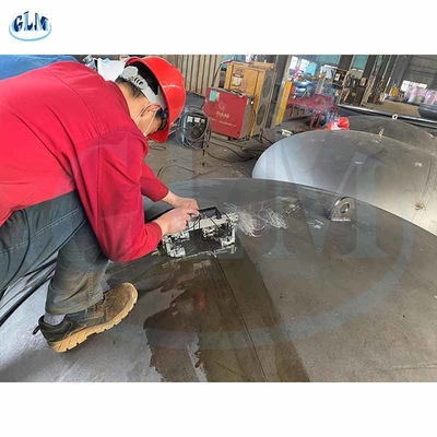 ASMEの証明書SA537の2:1の楕円の頭部8000mm Dia 76mmの厚さ