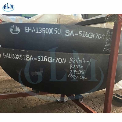 SA516 GR70の楕円の頭部の皿は1350mmの直径50mmの厚さを終える