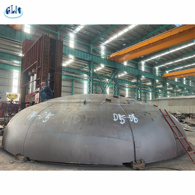容器またはタンクのための区分されたタンク頭部を押す7000mmの直径ASME