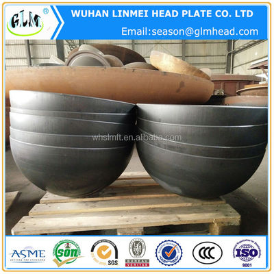 貯蔵タンクとボイラー用のカスタマイズされた炭素鋼フラットディッシュヘッド
