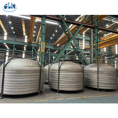 石油化学用途向け、2～300mm厚、研磨表面処理、10%減容比の楕円皿形鏡板