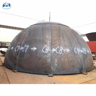 300mmAISIチタン・カーボン・スティール 半球頭 圧力容器端蓋