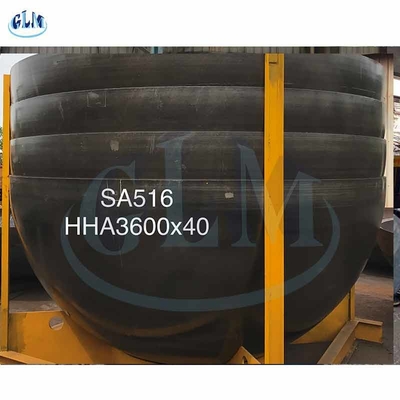 炭素鋼ヘミタンク端 SA516 HHA 3600mm 直径40mm