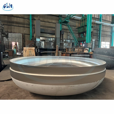 5500mm 直径 半円筒形の皿端,円筒形キャップ