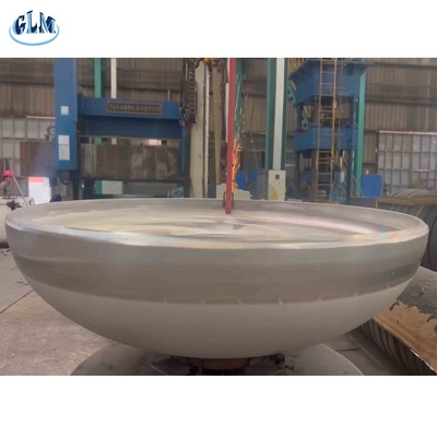 圧力容器製造用、PT検査と研磨を施した、ホットセリング89-10000mm径楕円皿型鏡板