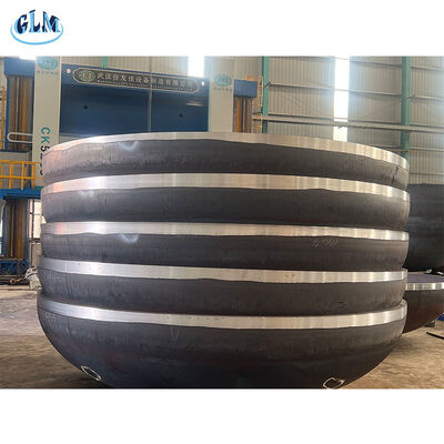 10000mmまで重圧容器のUT検査と10%減量比を持つ円筒形皿頭