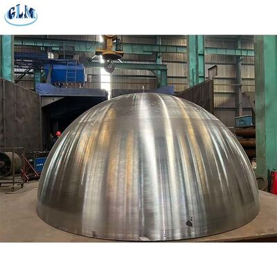 高圧半球型タンクヘッド 500mm から 4000mm までの直径範囲と粉末で覆われた表面